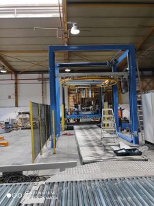 Integrated packaging flow line for paper products manufacturer
